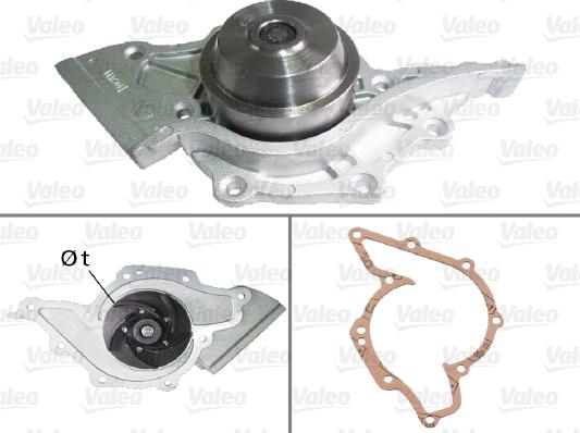 VALEO 506644 - Водяний насос autocars.com.ua