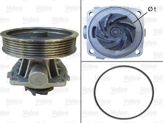 Valeo 506669 - Водяной насос avtokuzovplus.com.ua