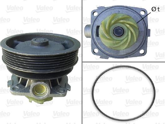 Valeo 506670 - Водяной насос avtokuzovplus.com.ua