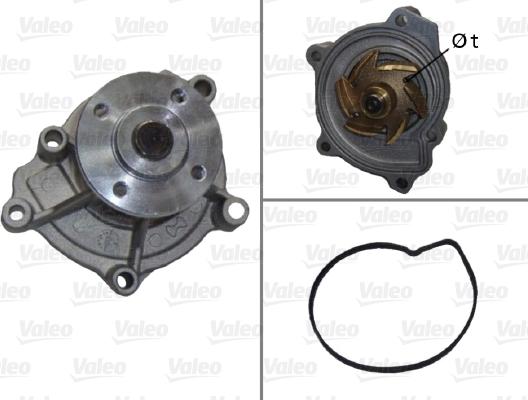 Valeo 506678 - Водяной насос avtokuzovplus.com.ua