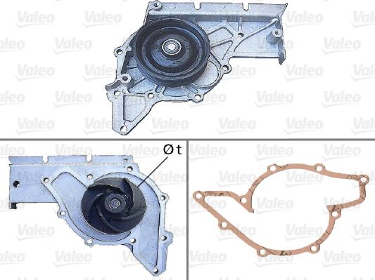 Valeo 506781 - Водяний насос autocars.com.ua