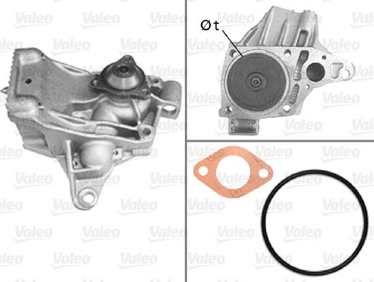 Valeo 506783 - Водяной насос avtokuzovplus.com.ua