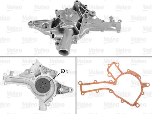 Valeo 506787 - Водяной насос avtokuzovplus.com.ua