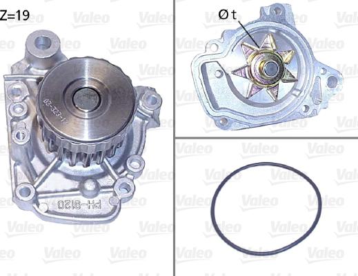 Valeo 506811 - Водяний насос autocars.com.ua