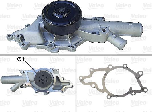 Valeo 506831 - Водяной насос avtokuzovplus.com.ua