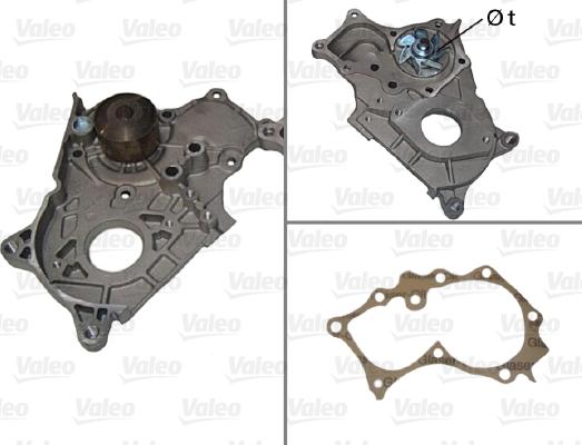 Valeo 506851 - Водяной насос avtokuzovplus.com.ua