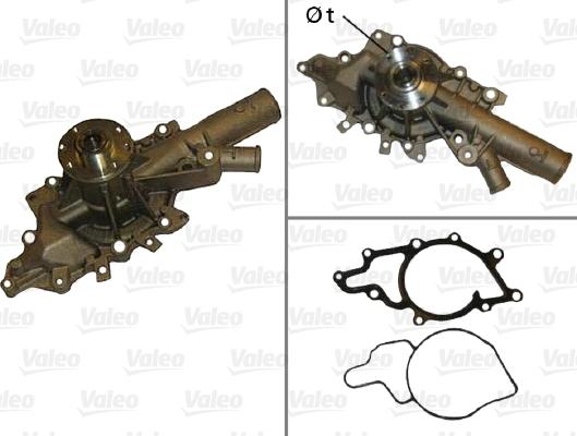 Valeo 506875 - Водяной насос avtokuzovplus.com.ua