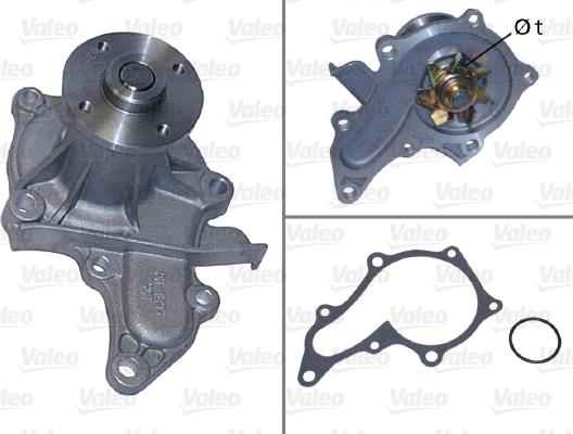 Valeo 506942 - Водяной насос avtokuzovplus.com.ua