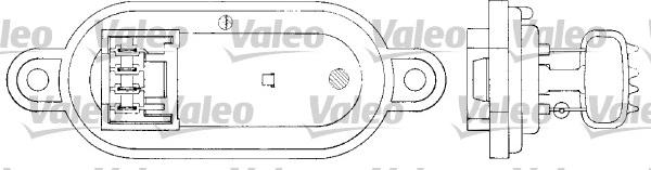 VALEO 509268 - Регулятор, вентилятор салону autocars.com.ua