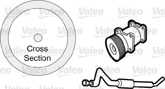Valeo 509766 - Прокладка, трубопровод охлаждающей жидкости autodnr.net
