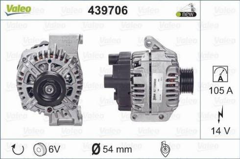 Valeo 510847 - Генератор autocars.com.ua