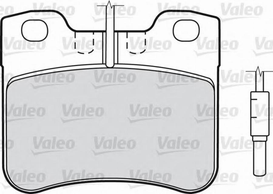 Valeo 540 150 - Тормозные колодки, дисковые, комплект avtokuzovplus.com.ua