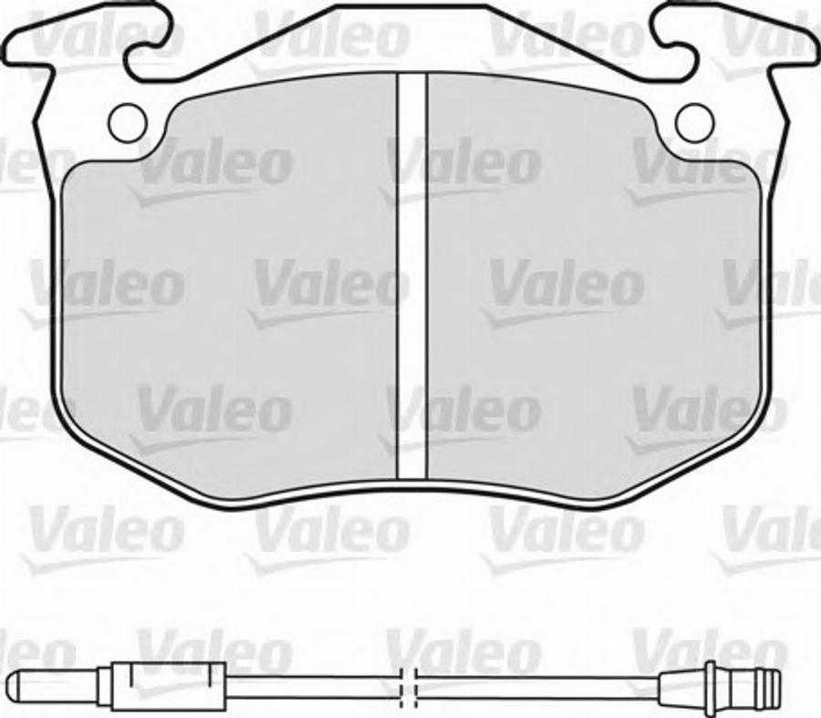 Valeo 540307 - Тормозные колодки, дисковые, комплект avtokuzovplus.com.ua