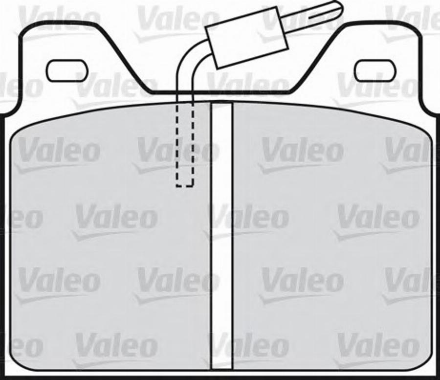 Valeo 540311 - Гальмівні колодки, дискові гальма autocars.com.ua