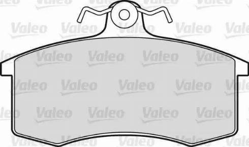 Valeo 598136 - Тормозные колодки, дисковые, комплект autodnr.net