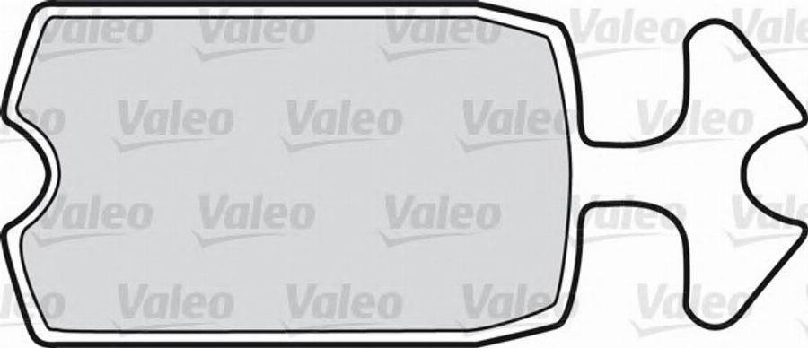 Valeo 540419 - Тормозные колодки, дисковые, комплект autodnr.net