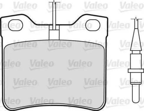 Valeo 540742 - Тормозные колодки, дисковые, комплект autodnr.net