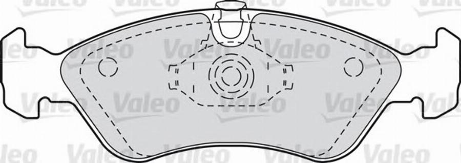 Valeo 540 449 - Тормозные колодки, дисковые, комплект autodnr.net