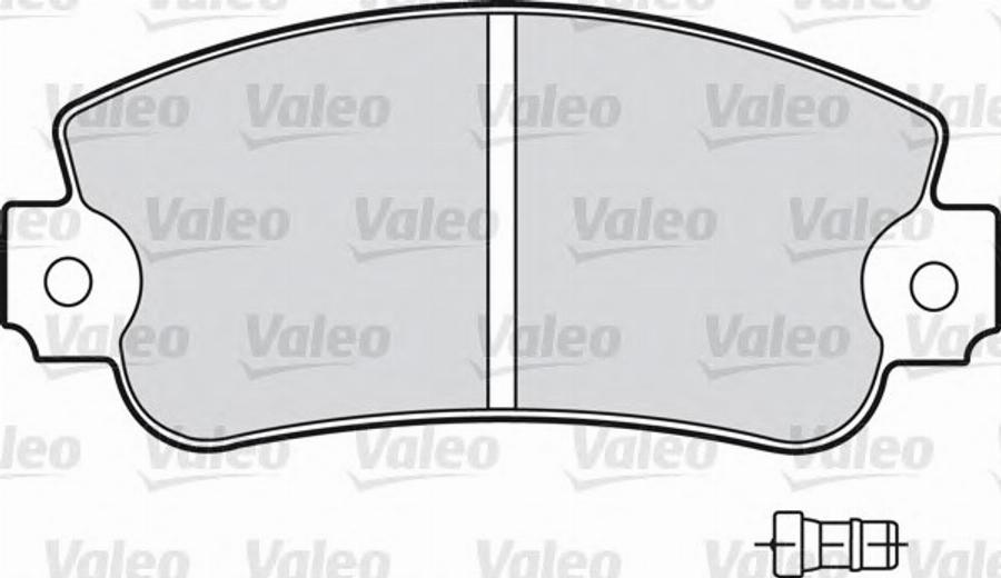 Valeo 540464 - Тормозные колодки, дисковые, комплект autodnr.net