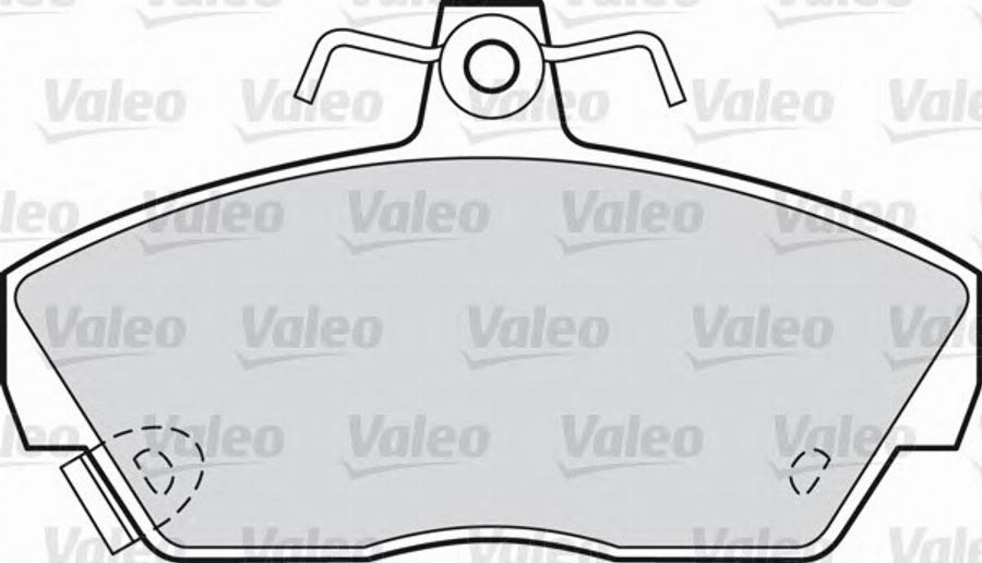Valeo 540 536 - Тормозные колодки, дисковые, комплект autodnr.net