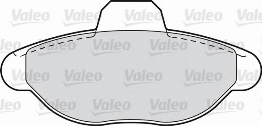 Valeo 540 554 - Тормозные колодки, дисковые, комплект autodnr.net