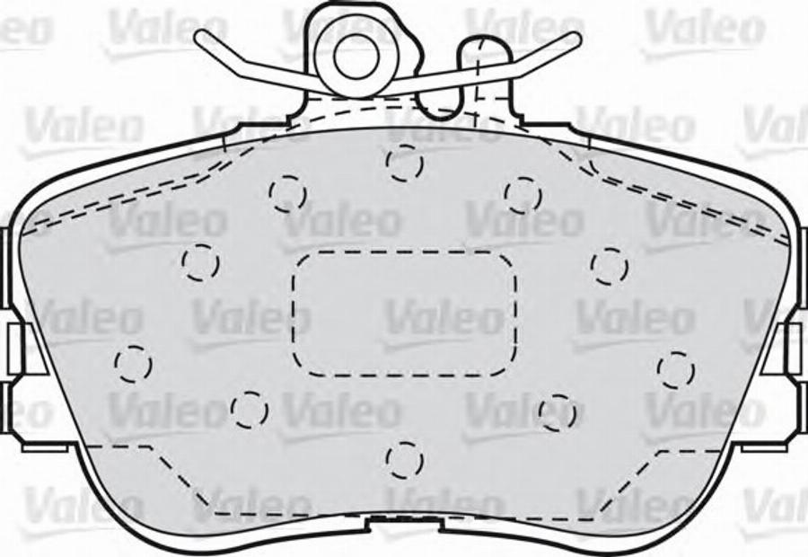 Valeo 540 559 - Тормозные колодки, дисковые, комплект avtokuzovplus.com.ua