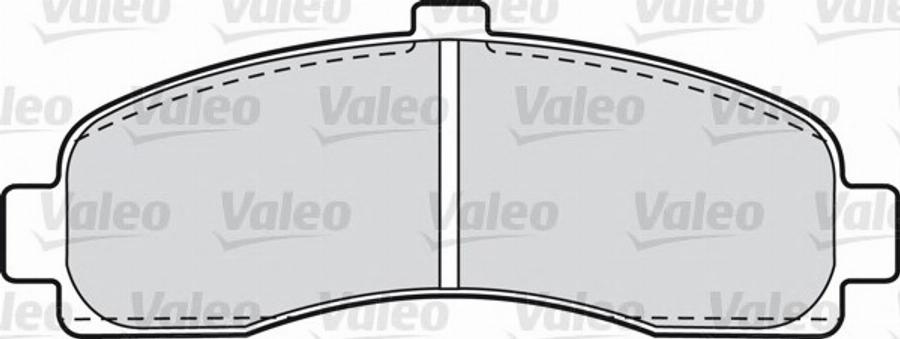 Valeo 540 564 - Тормозные колодки, дисковые, комплект avtokuzovplus.com.ua