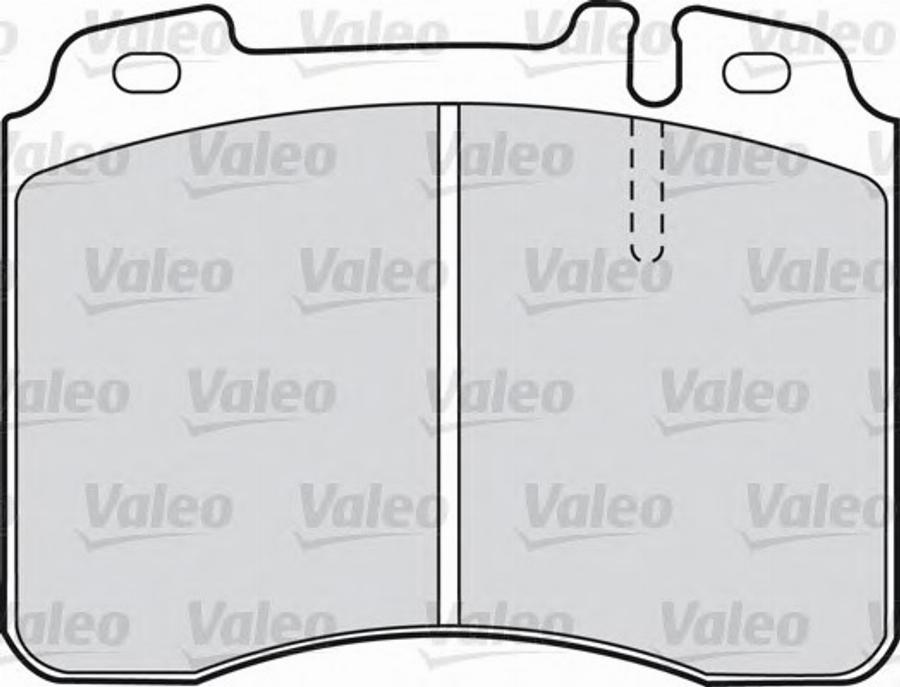 Valeo 540801 - Гальмівні колодки, дискові гальма autocars.com.ua