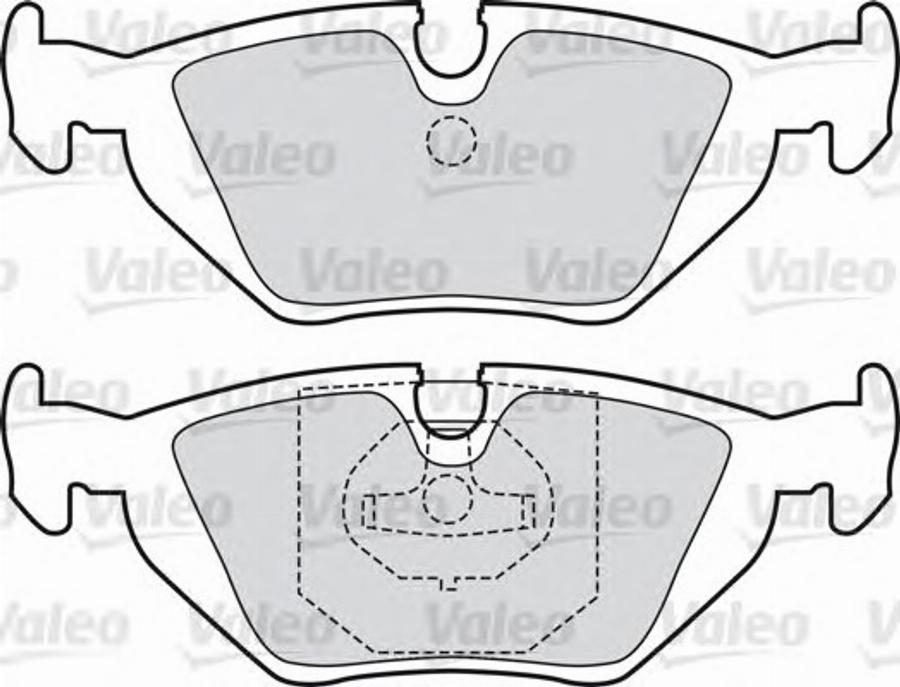 Valeo 540802 - Тормозные колодки, дисковые, комплект avtokuzovplus.com.ua