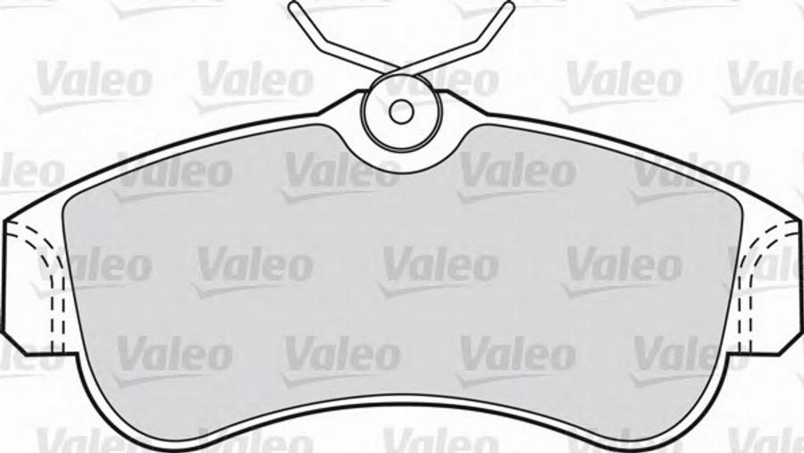 Valeo 540806 - Тормозные колодки, дисковые, комплект avtokuzovplus.com.ua