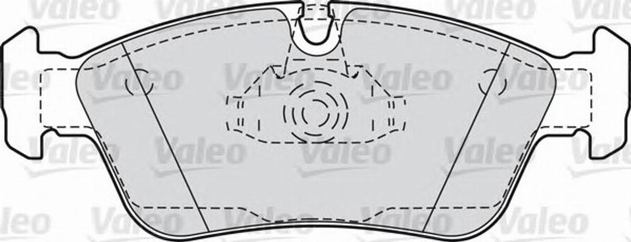 Valeo 540890 - Тормозные колодки, дисковые, комплект autodnr.net