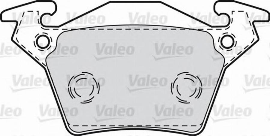 Valeo 540938 - Тормозные колодки, дисковые, комплект autodnr.net