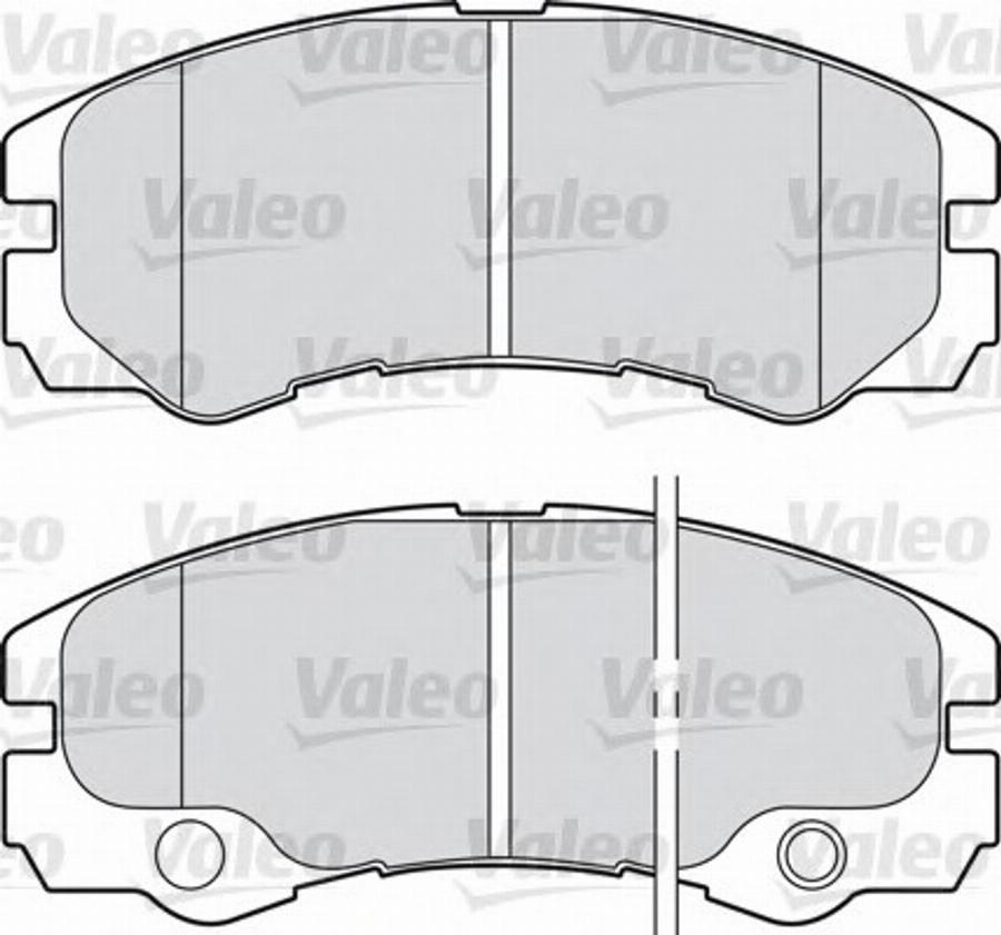 Valeo 540940 - Тормозные колодки, дисковые, комплект avtokuzovplus.com.ua