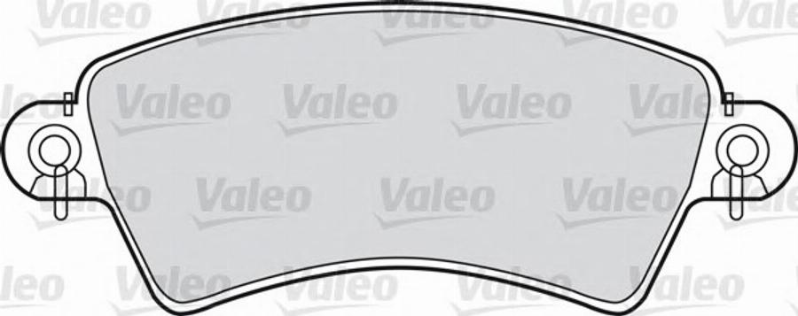 Valeo 540946 - Тормозные колодки, дисковые, комплект avtokuzovplus.com.ua