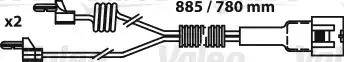 Valeo 541621 - Тормозные колодки, дисковые, комплект autodnr.net