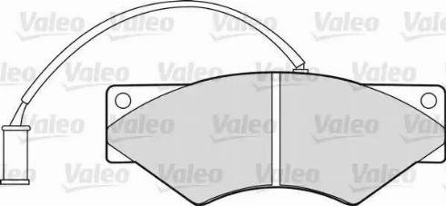 Valeo 541641 - Тормозные колодки, дисковые, комплект autodnr.net