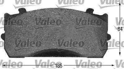 Valeo 541659 - Тормозные колодки, дисковые, комплект autodnr.net