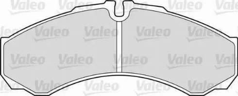 Valeo 541662 - Тормозные колодки, дисковые, комплект autodnr.net
