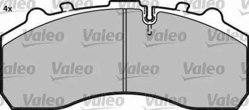 Valeo 541677 - Тормозные колодки, дисковые, комплект autodnr.net