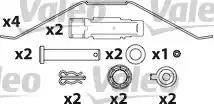 Valeo 541719 - Тормозные колодки, дисковые, комплект avtokuzovplus.com.ua