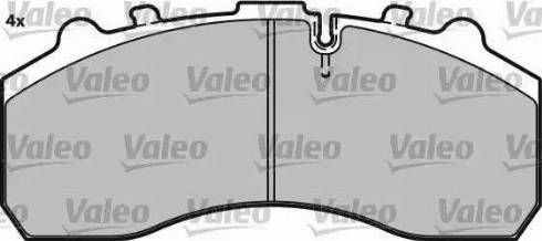 Valeo 548679 - Тормозные колодки, дисковые, комплект autodnr.net