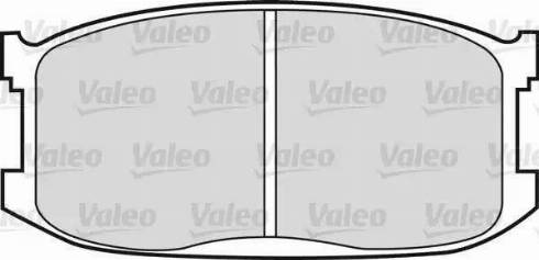 Valeo 551006 - Тормозные колодки, дисковые, комплект autodnr.net