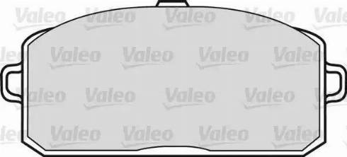 Valeo 551504 - Гальмівні колодки, дискові гальма autocars.com.ua