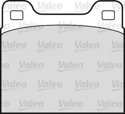 Valeo 551603 - Тормозные колодки, дисковые, комплект autodnr.net