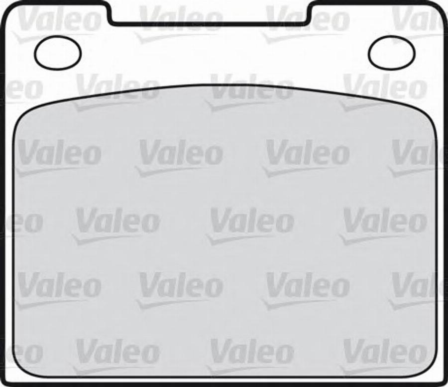 Valeo 551609 - Тормозные колодки, дисковые, комплект autodnr.net