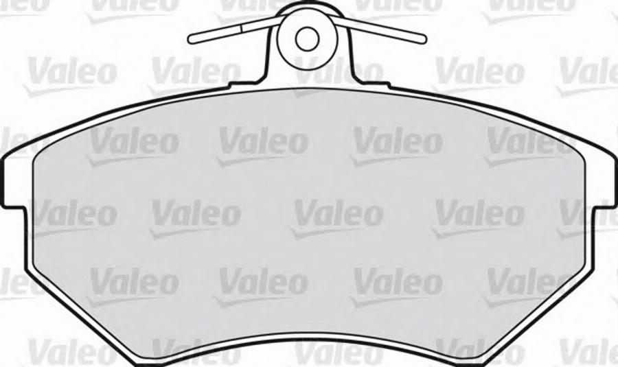Valeo 551616 - Тормозные колодки, дисковые, комплект autodnr.net