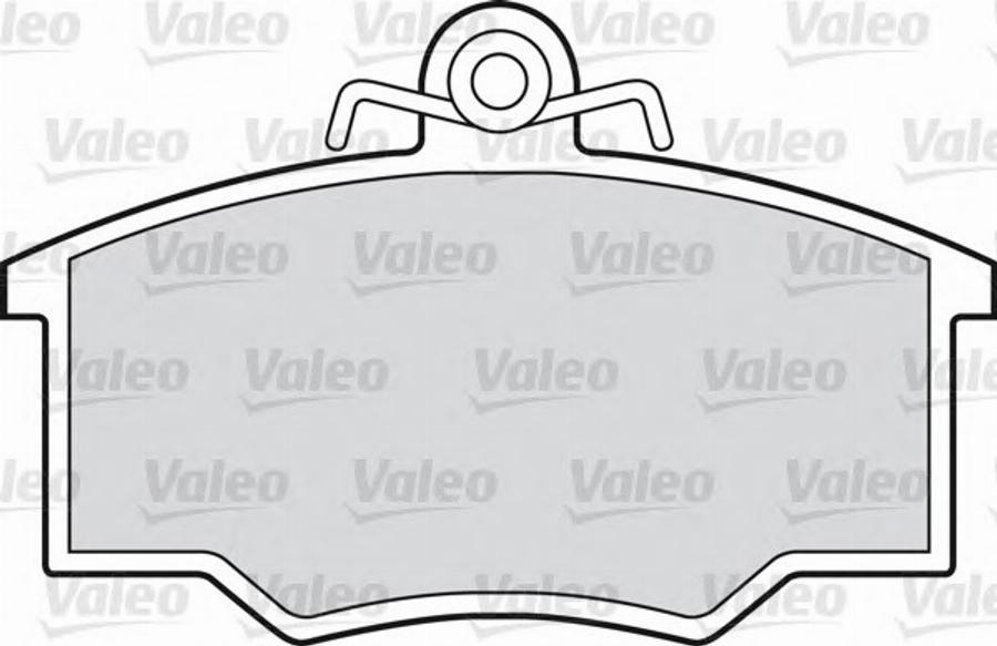 Valeo 551634 - Тормозные колодки, дисковые, комплект autodnr.net