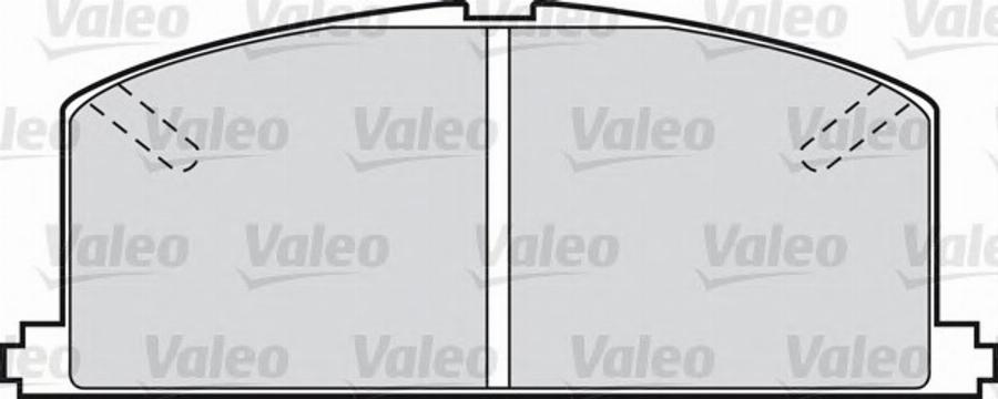 Valeo 551669 - Тормозные колодки, дисковые, комплект avtokuzovplus.com.ua