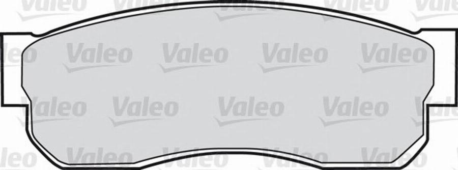 Valeo 551682 - Тормозные колодки, дисковые, комплект avtokuzovplus.com.ua