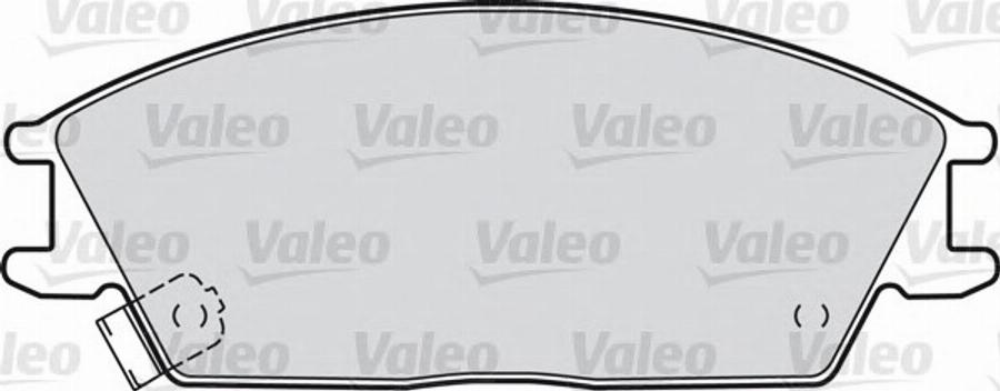 Valeo 551689 - Тормозные колодки, дисковые, комплект avtokuzovplus.com.ua